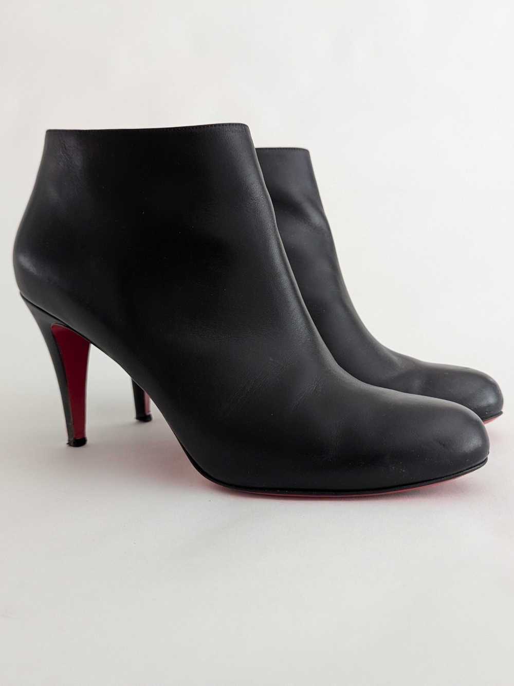 Women's Christian Louboutin Leather Ankle Boot